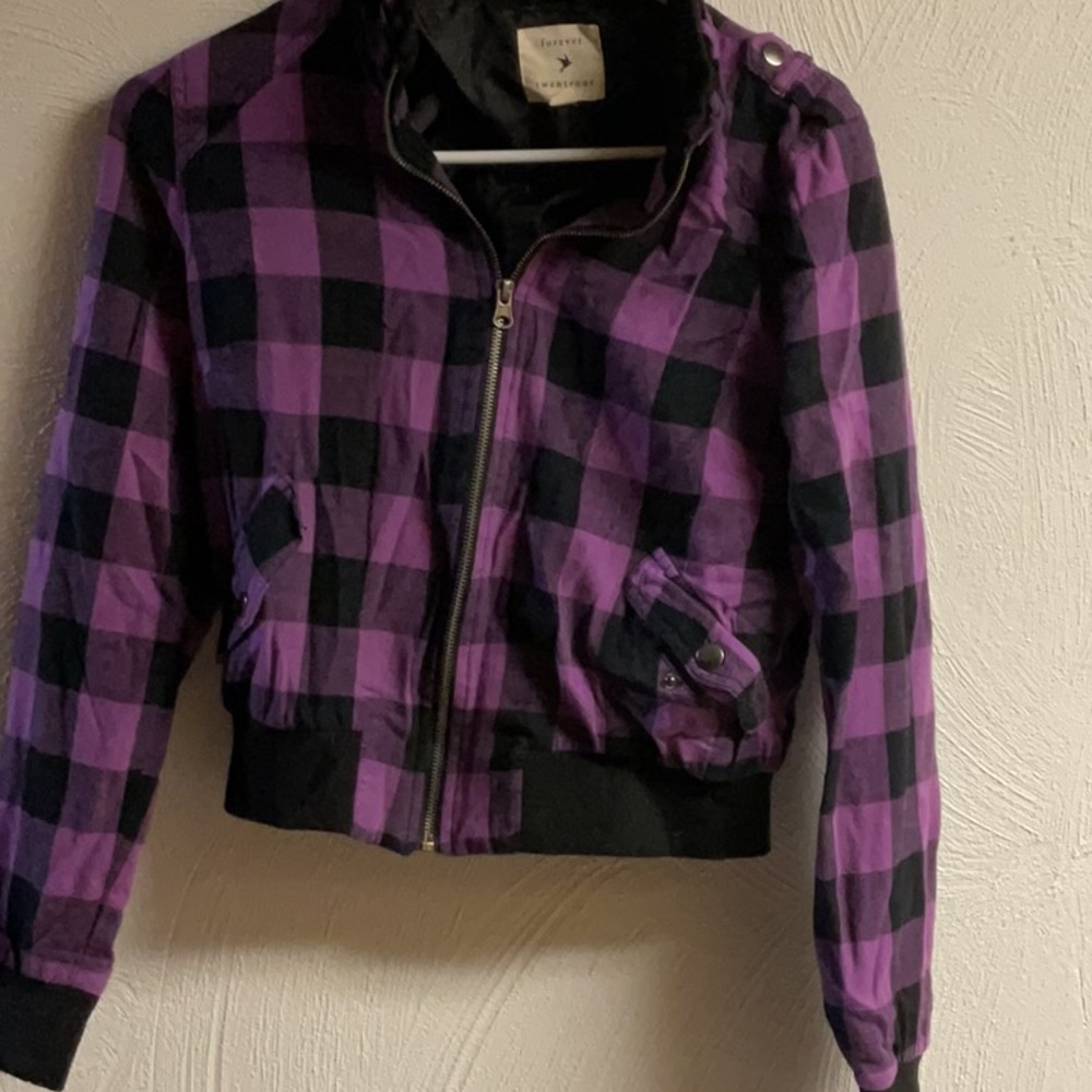 Forever 21 Black Quilted Jacket